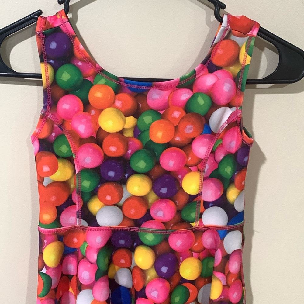 Gumball print girls dress